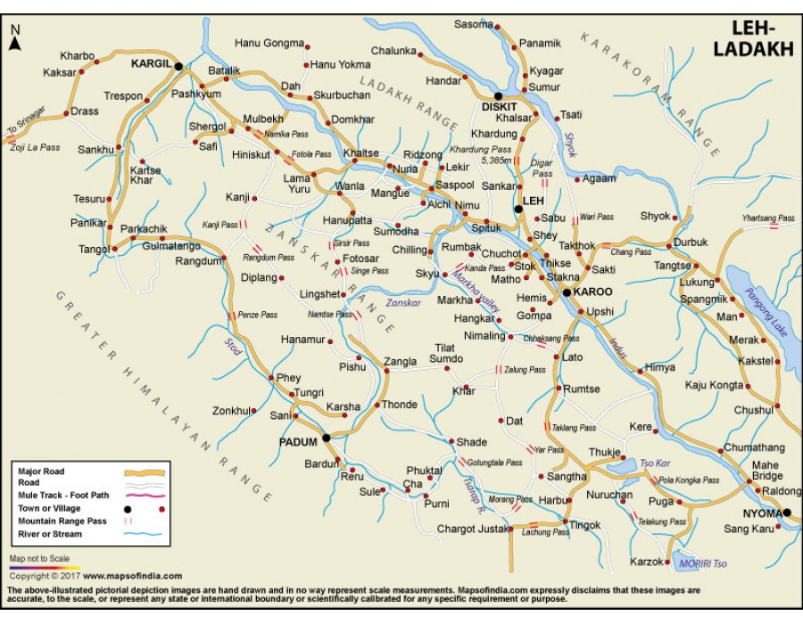 leh ladakh tourist map pdf download